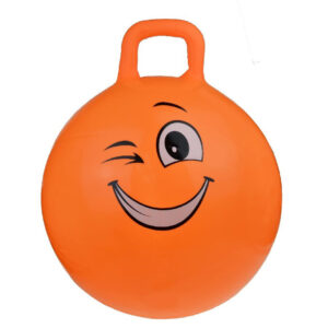Skippy Buddy Skippybal Emoticon – oranje – 55 cm – emoticon – buitenspeelgoed