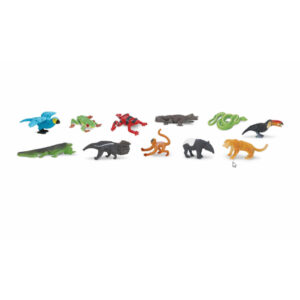 Plastic speelgoed dieren figuren – oerwoud wilde dieren – 11 stuks
