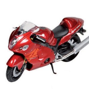 Modelmotor Suzuki – rood – schaal 1:18 – 11 cm – Motor / speelgoed