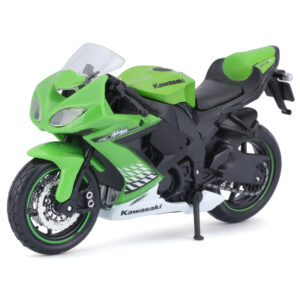 Model motor/speelgoed motor Kawasaki Ninja – groen – schaal 1:18/12 x 5 x 8 cm